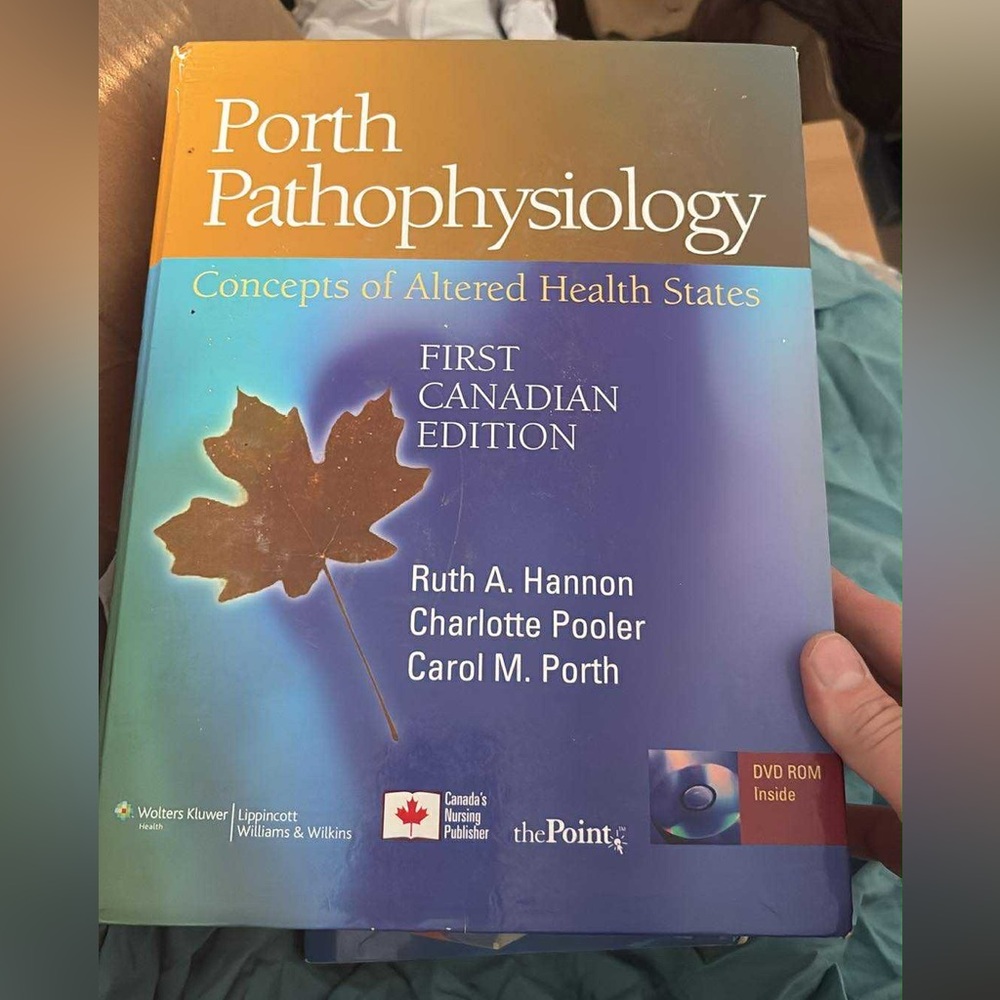 Porth Pathophysiology Textbook with DVD